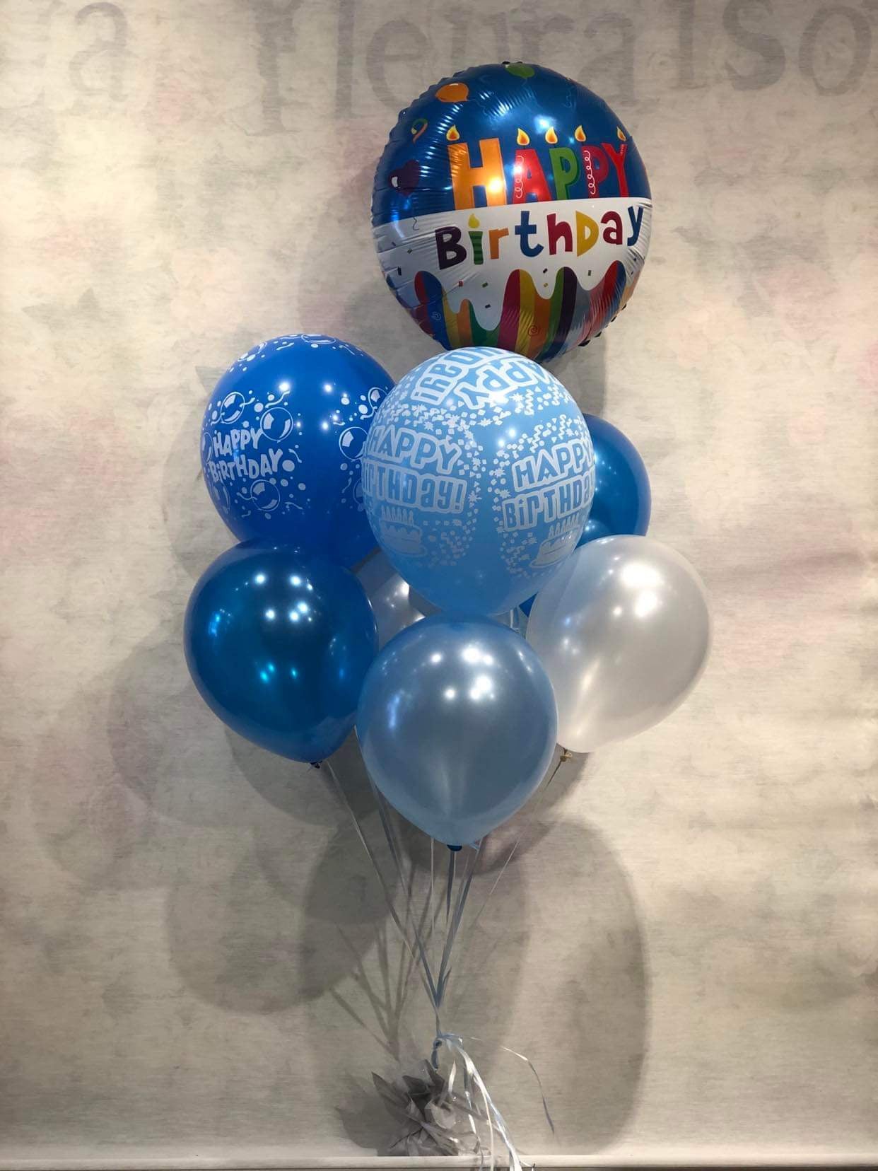 Set Azul Feliz Cumpleaños - B5057