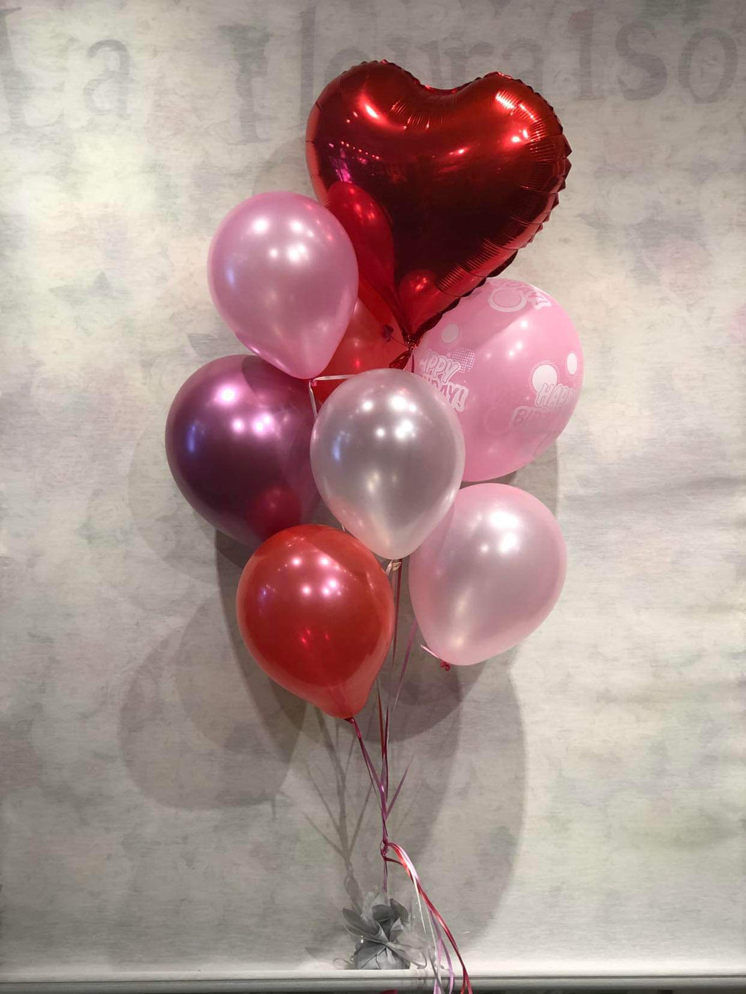 Juego de globos en forma de corazón - B5058