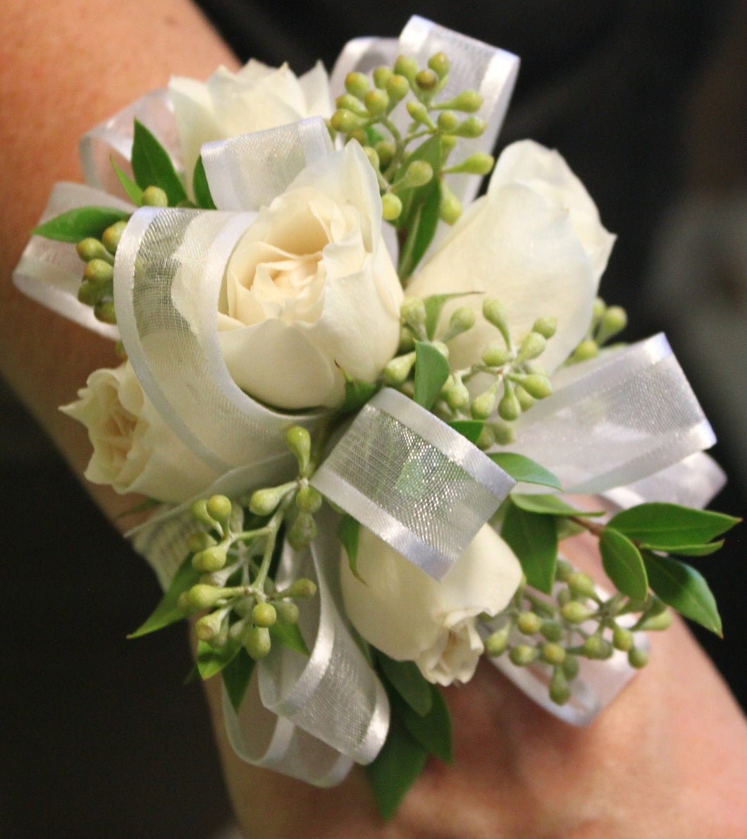 Ivory Elegance Corsage