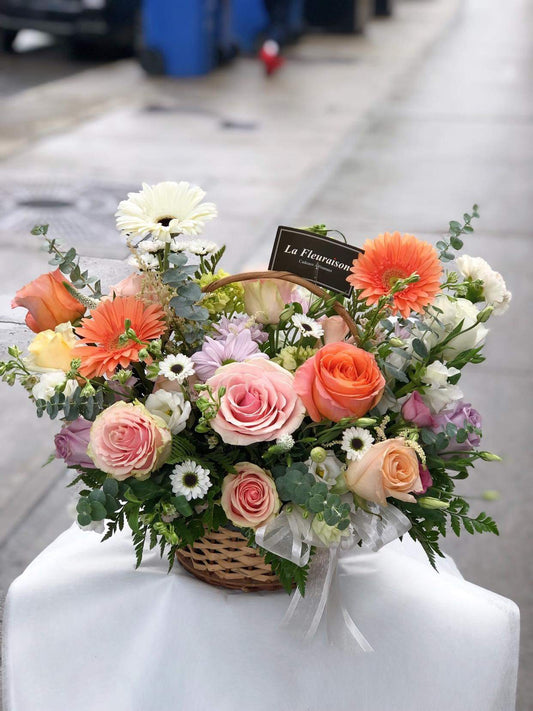 Sunrise Splendor Basket - F5087