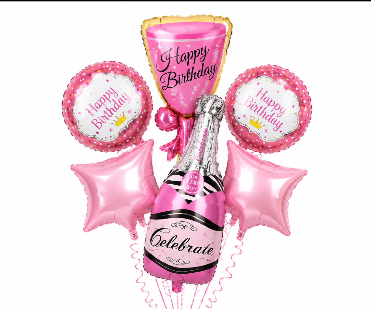 Pink Champagne Birthday Set - B11